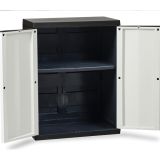 ORODNA OMARA-KRILNA VRATA PVC, 1 POLICA 65X37X85 CM