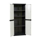 ORODNA OMARA-KRILNA VRATA PVC, 3 POLICE 65X37X165 CM