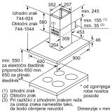 OTOČNA KUHINJSKA NAPA BOSCH DIB98JQ50