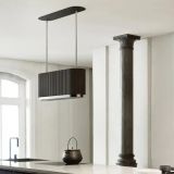 OTOČNA KUHINJSKA NAPA CIARKO DESIGN MONO W, ČRNA