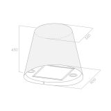 OTOČNA KUHINJSKA NAPA TURBOAIR GIOIA IX/F/50