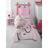 POSTELJNINA OTROŠKA 140X200  CM PARIS LOVE