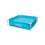 OTROŠKI BAZEN INTEX MINI 122X122X30 CM MODRE BARVE
