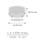 OTROŠKO SVETILO DALBER STROPNO JELENČEK