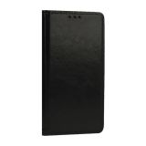 SPECIAL USNJENA PREKLOPNA TORBICA ZA SAMSUNG GALAXY A17 - ČRNA