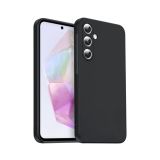 SILIKONSKI OVITEK ZA SAMSUNG GALAXY S25 FE - MAT LIQUID - ČRN