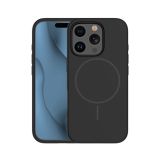 MAT LIQUID SILIKONSKI OVITEK Z MAGSAFE ZA IPHONE 16 PRO - ČRN