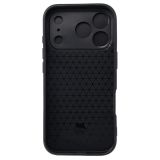 SILIKONSKI OVITEK ARMOR RING Z ZAŠČITO KAMERE ZA IPHONE 17 PRO - ČRN