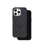 SILIKONSKI OVITEK GLITTER Z MAGSAFE ZA IPHONE 17 PRO - ČRN