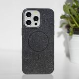 SILIKONSKI OVITEK GLITTER Z MAGSAFE ZA IPHONE 17 PRO - ČRN