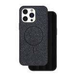 SILIKONSKI OVITEK GLITTER Z MAGSAFE ZA IPHONE 17 PRO MAX - ČRN