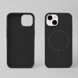 MAT LIQUID SILIKONSKI OVITEK Z MAGSAFE ZA IPHONE 17 PRO MAX - ČRN