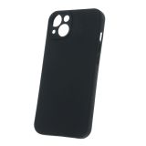SILIKONSKI OVITEK ZA IPHONE 17 PRO MAX - MAT LIQUID - ČRN
