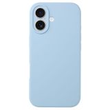 SILIKONSKI OVITEK ZA IPHONE 17 - MAT LIQUID SVETLO MODER