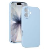 SILIKONSKI OVITEK ZA IPHONE 17 - MAT LIQUID SVETLO MODER