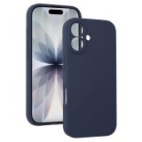 SILIKONSKI OVITEK ZA IPHONE 17 - MAT LIQUID - TEMNO MODER