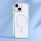 SILIKONSKI OVITEK ANTISHOCK Z ROZA MAGSAFE ZA IPHONE 16 - PROZOREN
