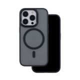 SILIKONSKI OVITEK MAGSAFE ZA IPHONE 16 - PROZORNO ČRN