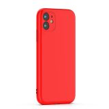 SILIKONSKI OVITEK ZA IPHONE 16E - MAT LIQUID - RDEČ