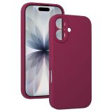 SILIKONSKI OVITEK ZA IPHONE 17 - MAT LIQUID RDEČ