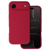 SILIKONSKI OVITEK ZA IPHONE 17 AIR - MAT LIQUID - RDEČ