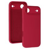 SILIKONSKI OVITEK ZA IPHONE 17 AIR - MAT LIQUID - RDEČ