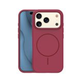 MAT LIQUID SILIKONSKI OVITEK Z MAGSAFE ZA IPHONE 17 PRO MAX - RDEČ
