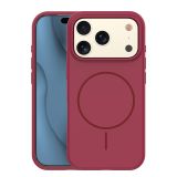 MAT LIQUID SILIKONSKI OVITEK Z MAGSAFE ZA IPHONE 17 PRO MAX - RDEČ