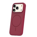 MAT LIQUID SILIKONSKI OVITEK Z MAGSAFE ZA IPHONE 17 PRO MAX - RDEČ