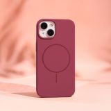 MAT LIQUID SILIKONSKI OVITEK Z MAGSAFE ZA IPHONE 17 PRO MAX - RDEČ