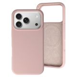 RAINBOW LIQUID SILIKONSKI OVITEK Z MAGSAFE ZA IPHONE 17 PRO MAX - ROZA