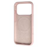 RAINBOW LIQUID SILIKONSKI OVITEK Z MAGSAFE ZA IPHONE 17 PRO MAX - ROZA