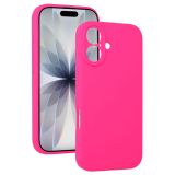 SILIKONSKI OVITEK ZA IPHONE 17 - MAT LIQUID ROZA