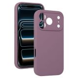 SILIKONSKI OVITEK ZA IPHONE 17 PRO - MAT LIQUID - VIJOLA