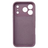 SILIKONSKI OVITEK ZA IPHONE 17 PRO MAX - MAT LIQUID - VIJOLA