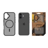 TACTICAL ASPHALT MAGFORCE SILIKONSKI OVITEK ZA IPHONE 17 - PROZORNO ČRN