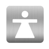 DRŽALA, STOJALA, KLJUKICE KOIN OZNAKA ZA WC ŽENSKA