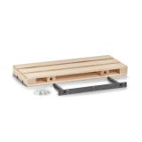 LESENA POLICA ZELLER PRESENT PALETA BOR 60X23X5 CM