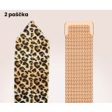 PAMETNA URA FOREVER FOR-SB-370-LUCCA-RG- LEOPARD ROZA ZLATA