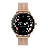 PAMETNA URA FOREVER VELORA SB-306 AMOLED ZASLON ROZA ZLATA