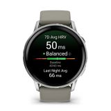 PAMETNA URA GARMIN VENU 4 (45MM), BLACK W/ SILVER + GRAY