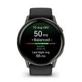 PAMETNA URA GARMIN VENU 4 (45MM), BLACK W/ SLATE + BLACK