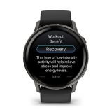 PAMETNA URA GARMIN VENU 4 (45MM), BLACK W/ SLATE + BLACK