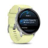PAMETNA URA GARMIN VENU 4 (45MM), GRAY W/ SILVER + CITRON