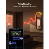 PAMETNI LED TRAK GOVEE NEON ROPE 2-4M ČRN