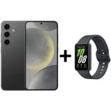 PAMETNI MOBILNI TELEFON SAMSUNG S24 256GB ONYX BLACK + FIT3 GRAY