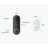 PAMETNI VIDEO DOMOFON REOLINK DOORBELL D340P ČRNA