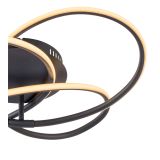 NADGRADNA STROP. SVETILKA PANDA 30W ČRNA WW