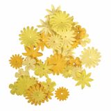 PAPIR, FILC, PENA, KREP RAYHER ROŽICE IZ PAPIRJA 36 KOS RUMENI TONI