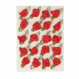 PAPIR, FILC, PENA, KREP RAYHER VRTNICE NA TRAKU 10 MM RDEČE, 20 KOSOV